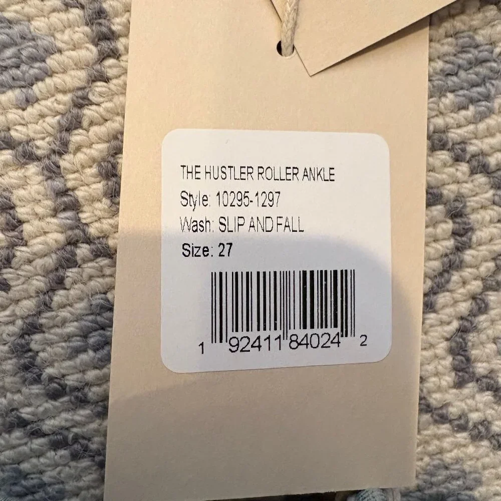 NWT MOTHER The Hustler Roller Ankle - Slip And Fall Blue (Medium) / 27 - Picture 4 of 6
